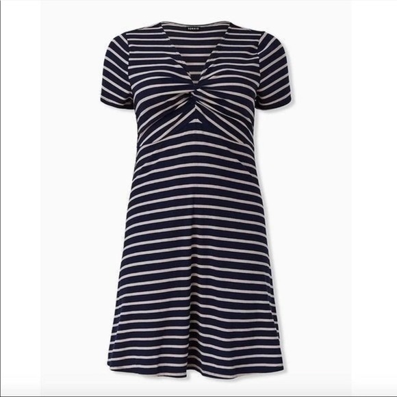 torrid Dresses & Skirts - Torrid striped skater dress